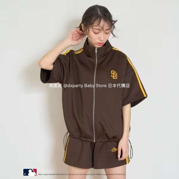 Lovetoxic x MLB Water-Absorbent Quick-Drying Short-Sleeved Jacket (140-170cm) for Girls (Summer Outerwear)