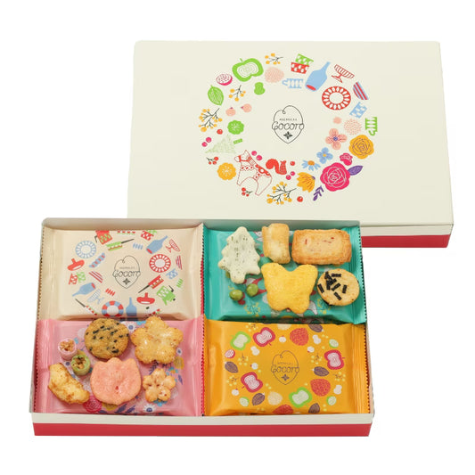 日本直送 麻布十番Cocoro 花吹過來米菓禮盒 8/14/20袋入 新年行運發財特輯 Happy New Year 馬年 限定手信