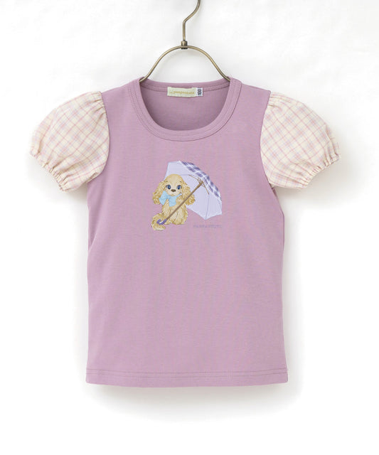 Japanese children's clothing panpantutu Posh Puppy puff sleeve top 80-140cm girls summer TOPS