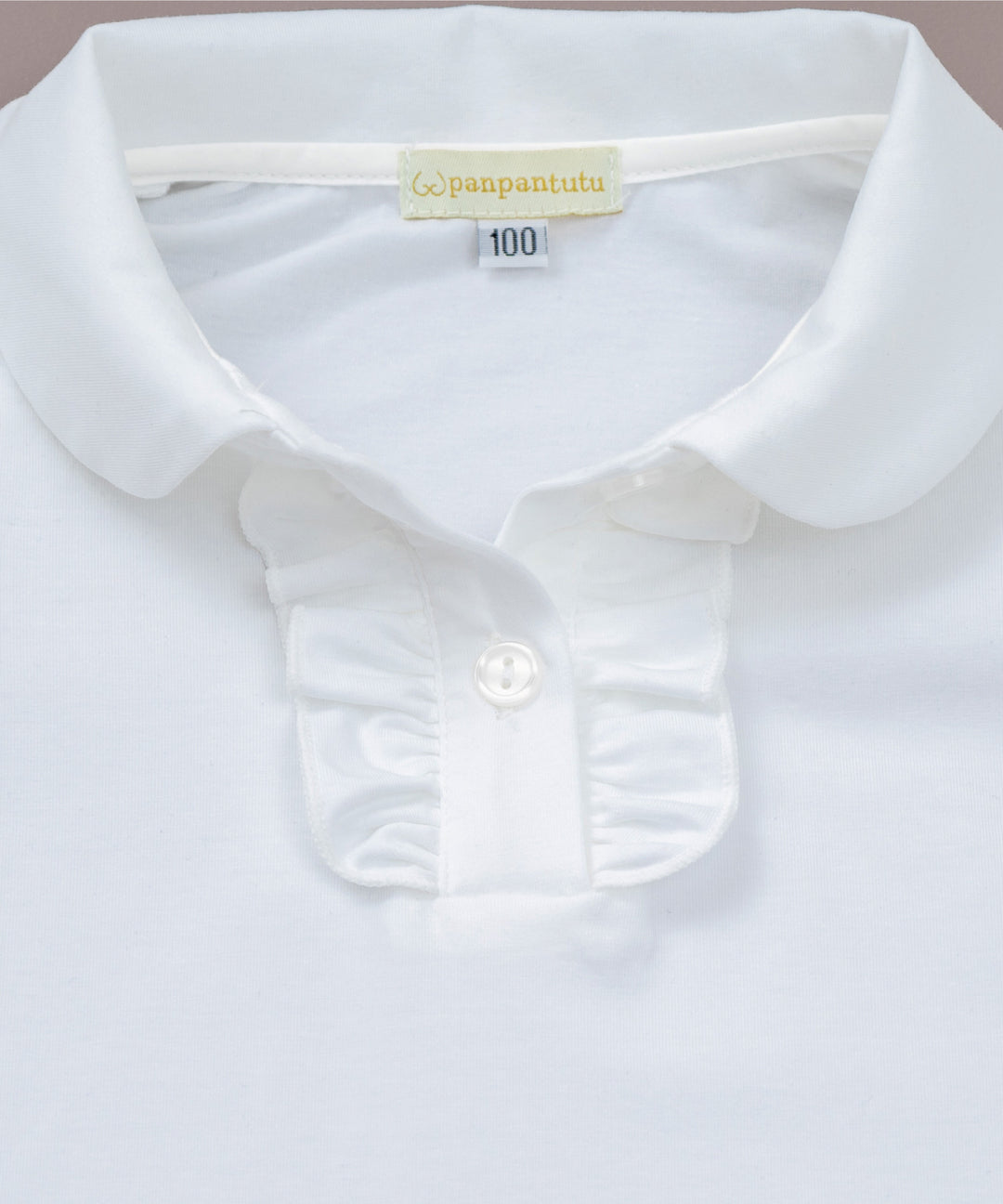Japanese children's clothing panpantutu classic ruffle shirt 80-150cm girls summer TOPS interview / banquet / performance