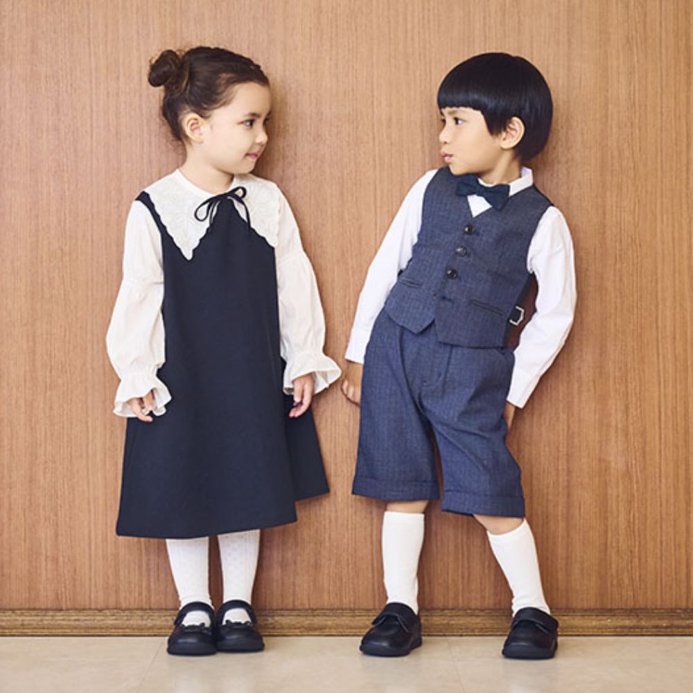 IFME Japanese-Supported Leather Shoes for Healthy and Functional Children (12-15cm) Girls