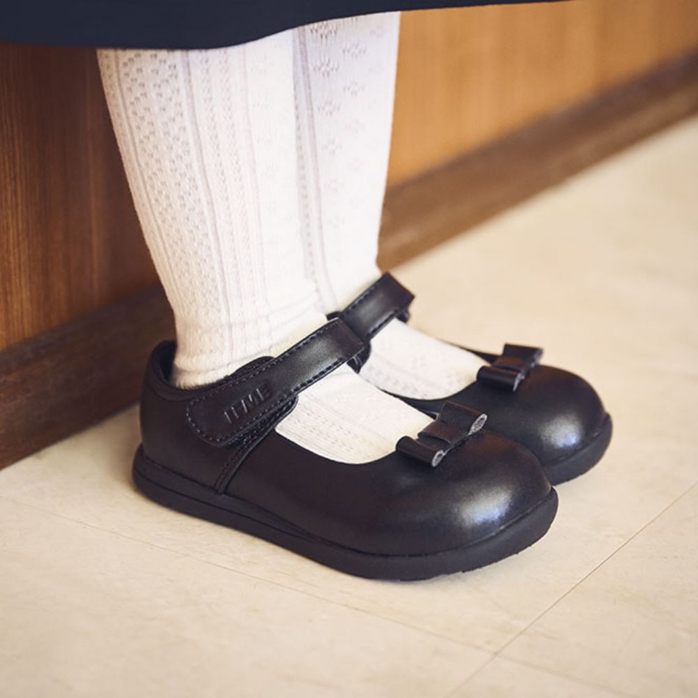 IFME Japanese-Supported Leather Shoes for Healthy and Functional Children (12-15cm) Girls