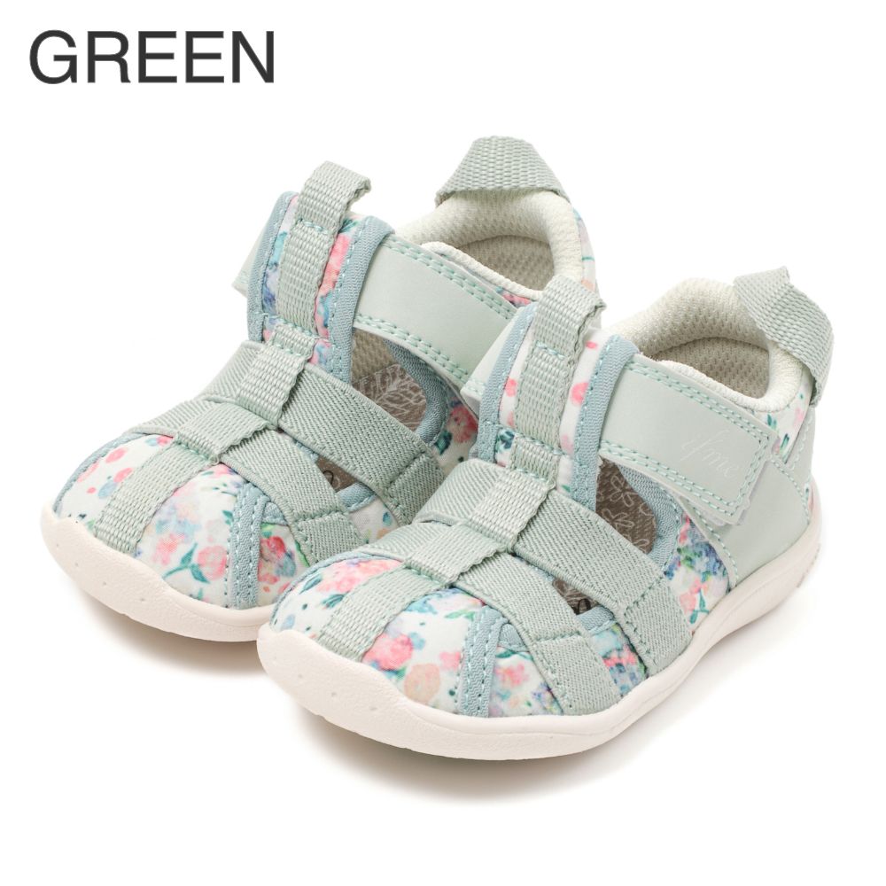 IFME CALIN Watercolor Pattern Amphibious Sneakers (Direct from Japan) - Healthy Functional Children's Shoes (12-15cm) for Girls