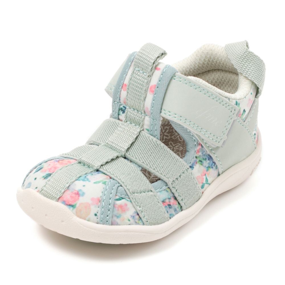 IFME CALIN Watercolor Pattern Amphibious Sneakers (Direct from Japan) - Healthy Functional Children's Shoes (12-15cm) for Girls