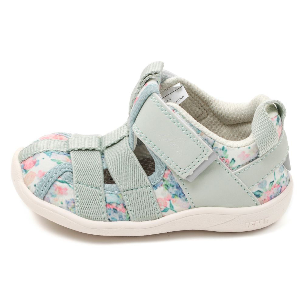 IFME CALIN Watercolor Pattern Amphibious Sneakers (Direct from Japan) - Healthy Functional Children's Shoes (12-15cm) for Girls