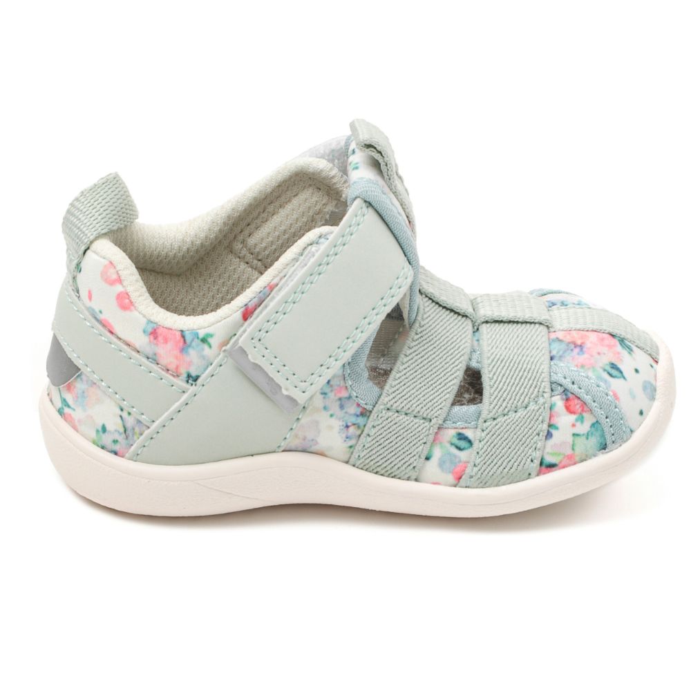 IFME CALIN Watercolor Pattern Amphibious Sneakers (Direct from Japan) - Healthy Functional Children's Shoes (12-15cm) for Girls