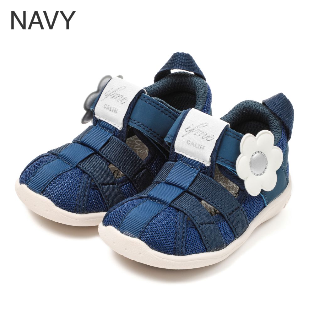 IFME CALIN Daisy Amphibious Sneakers (Direct from Japan) - Healthy Functional Children's Shoes (12-15cm) for Girls