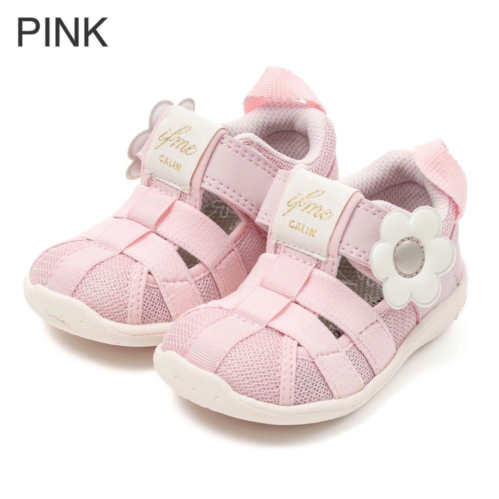 IFME CALIN Daisy Amphibious Sneakers (Direct from Japan) - Healthy Functional Children's Shoes (12-15cm) for Girls