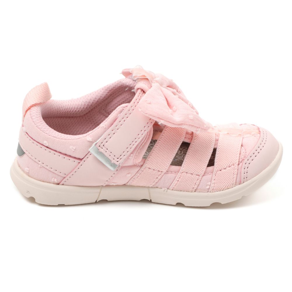 IFME CALIN Large Bow Amphibious Sneakers (Direct from Japan) - Healthy Functional Children's Shoes (15-21cm) - Girls' Shoes