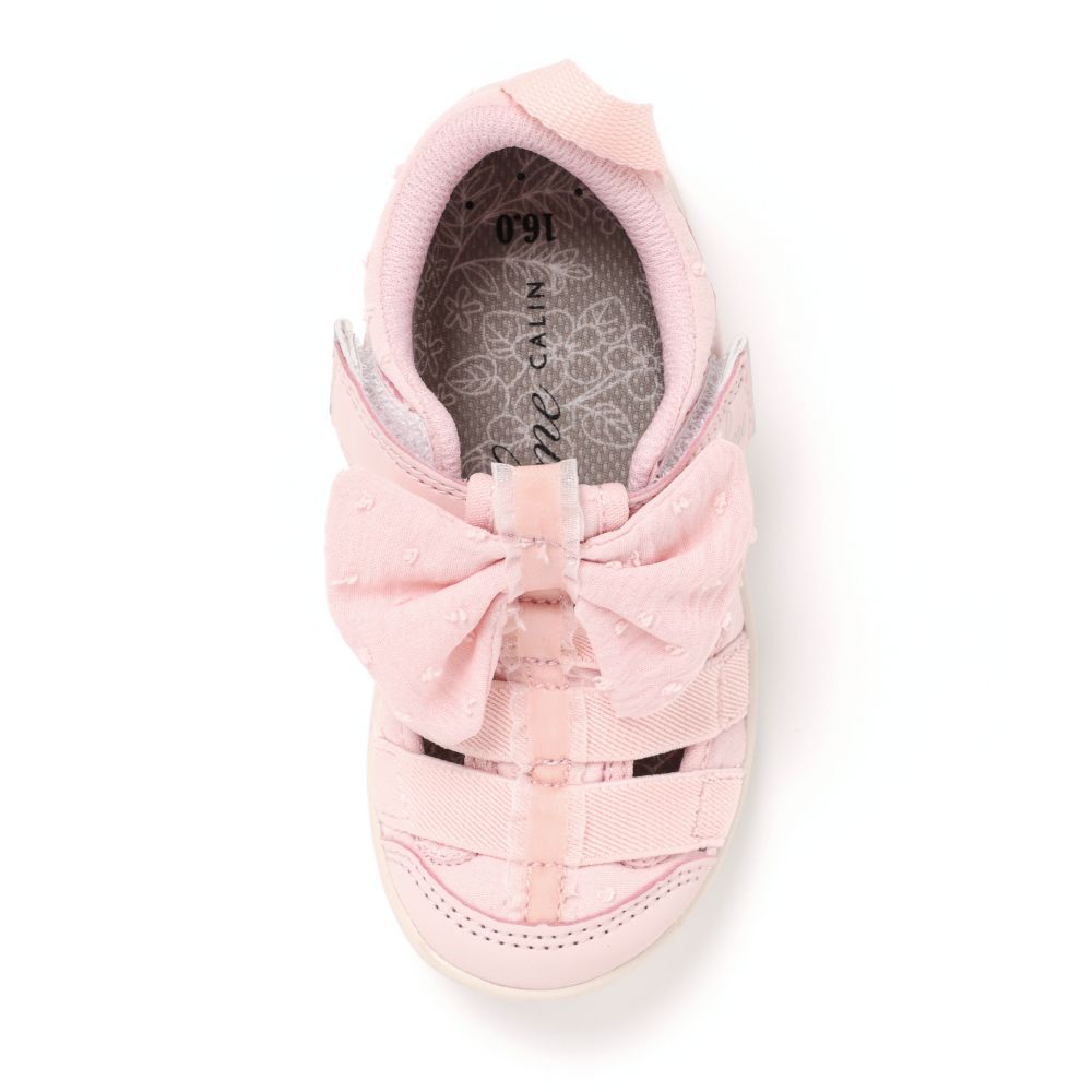 IFME CALIN Large Bow Amphibious Sneakers (Direct from Japan) - Healthy Functional Children's Shoes (15-21cm) - Girls' Shoes