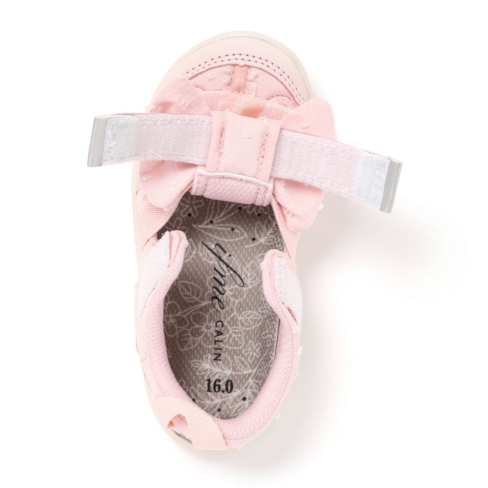 IFME CALIN Large Bow Amphibious Sneakers (Direct from Japan) - Healthy Functional Children's Shoes (15-21cm) - Girls' Shoes