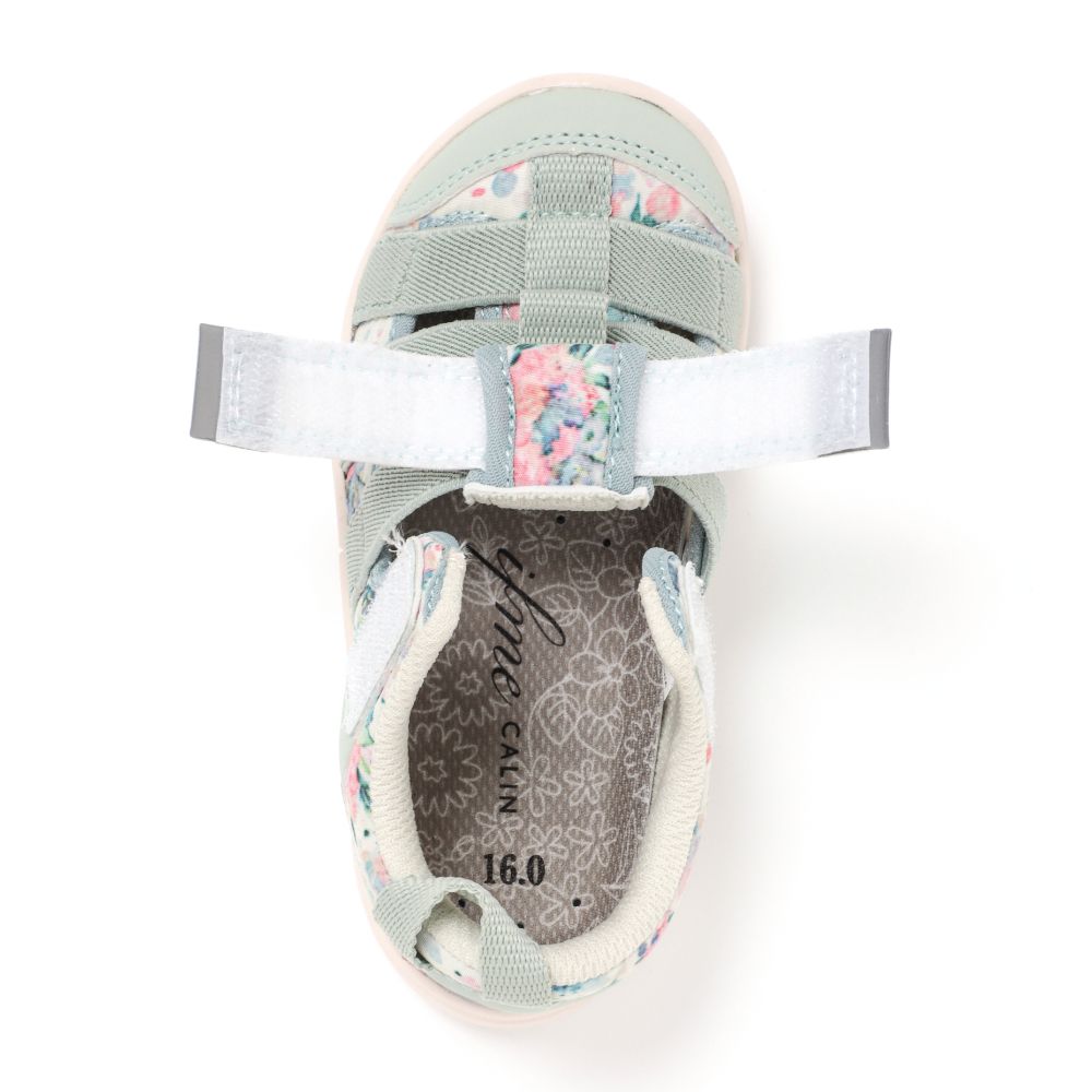 IFME CALIN Watercolor Pattern Amphibious Sneakers (Direct from Japan) - Healthy Functional Children's Shoes (15-21cm) - Girls' Shoes