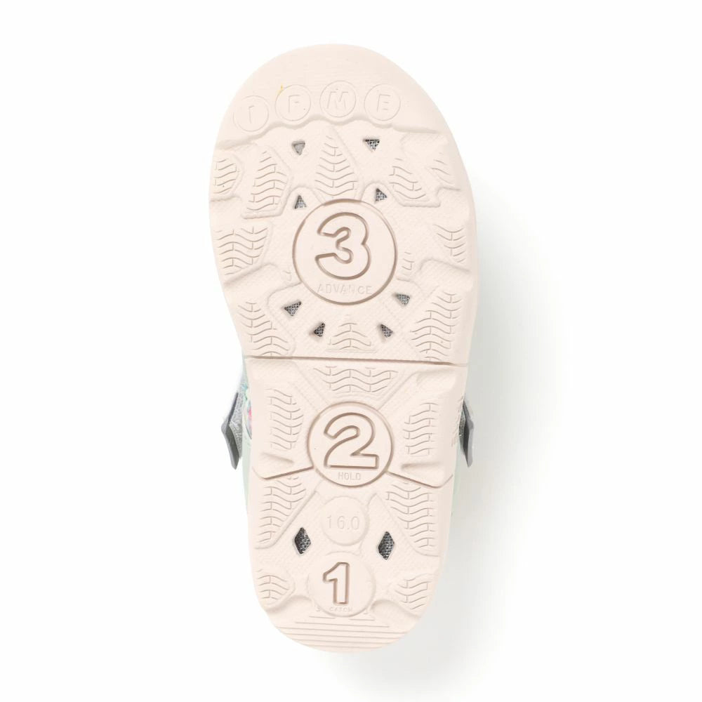 IFME CALIN Watercolor Pattern Amphibious Sneakers (Direct from Japan) - Healthy Functional Children's Shoes (15-21cm) - Girls' Shoes