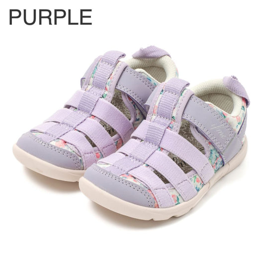 IFME CALIN Watercolor Pattern Amphibious Sneakers (Direct from Japan) - Healthy Functional Children's Shoes (15-21cm) - Girls' Shoes