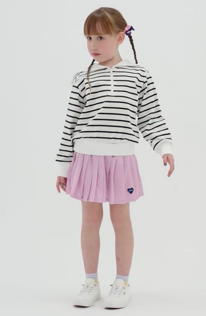 Japanese children's clothing mini#ML sailor collar top 100-140cm girls spring and summer TOPS