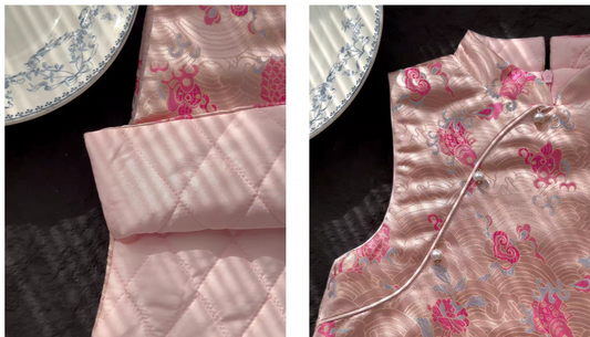 新年童裝 鯉躍龍門唐裝背心裙 90-140cm 女童款 新年中式華服唐裝 新春馬年 2026年 AAA