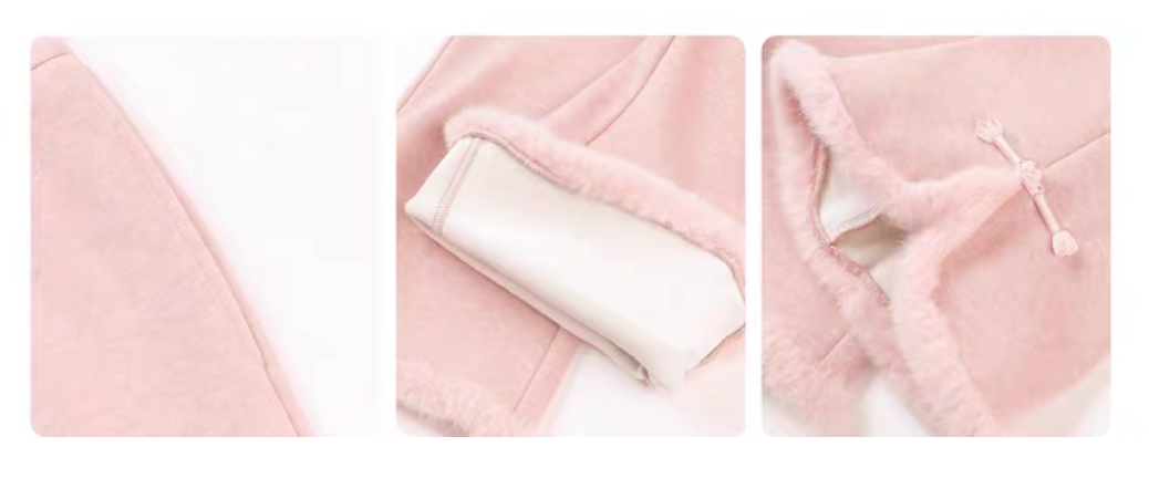 新年童裝 抓毛微喇叭長褲 110-160cm 女童款 新年中式華服唐裝 新春馬年 2026年