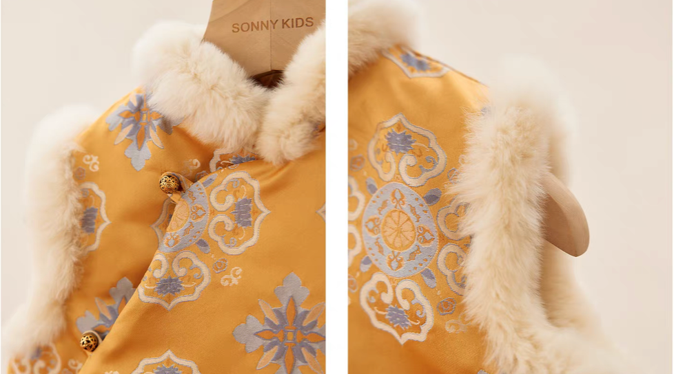 新年童裝 紫菱寶華唐裝背心 90-140cm 女童款 新年中式華服唐裝 新春馬年 2026年