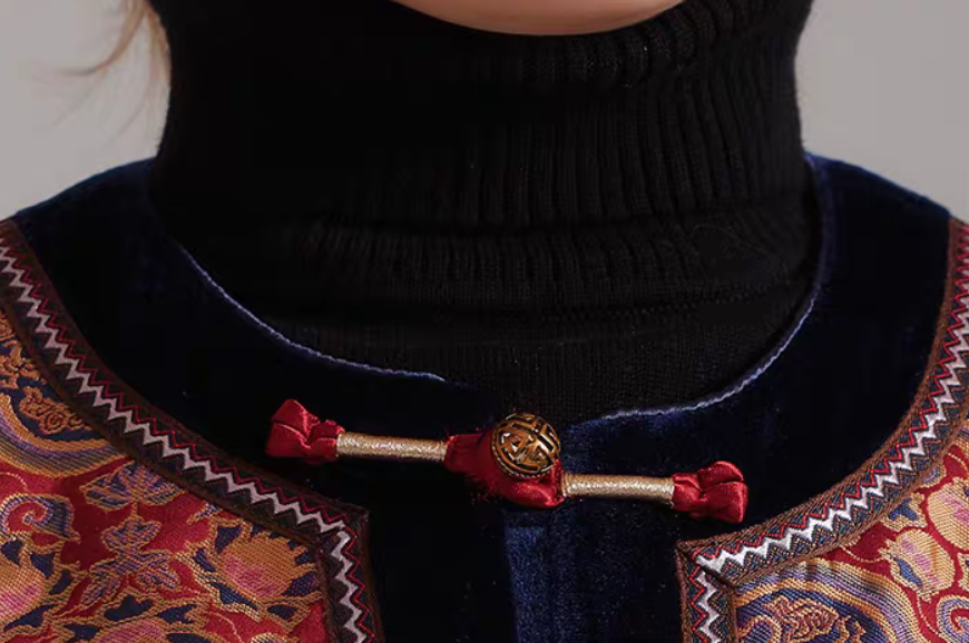 新年童裝 宋錦錦緞背心 120-165cm 男童款/女童款 新年中式華服唐裝 新春馬年 2026年