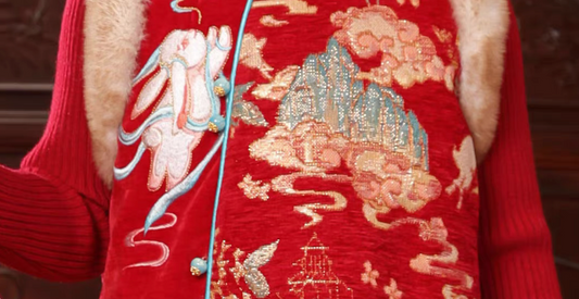 新年童裝 古院秀雅兩件套裝 100-150cm 女童款 新年中式華服唐裝 新春馬年 2026年 AAA