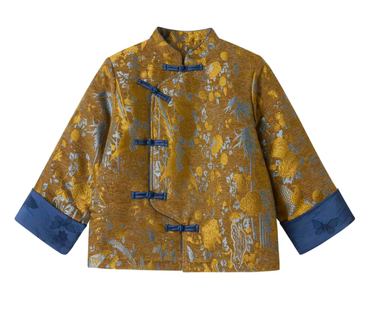 新年童裝 金竹雅敘唐裝外套/背心旗袍裙 90-150cm 男童款/女童款 新年中式華服唐裝 新春馬年 2026年 AAA