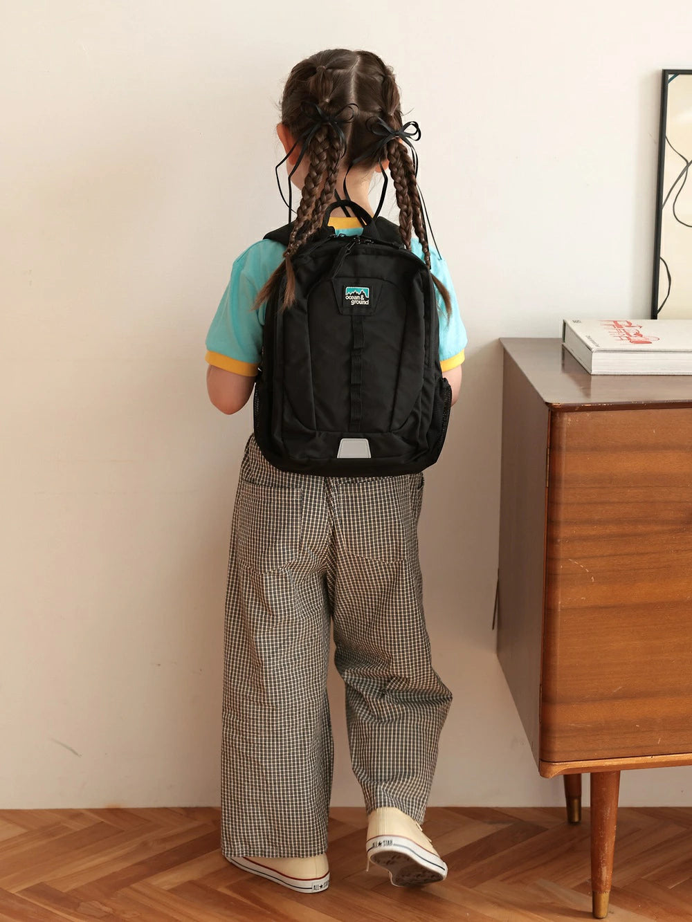 OCEAN & GROUND Stain-Resistant and Water-Resistant Candy Colorblock Backpack (XS-M) Direct from Japan