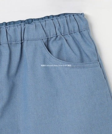 Japanese children's clothing aF#a325 bow shorts 100-160cm girls summer PANTS