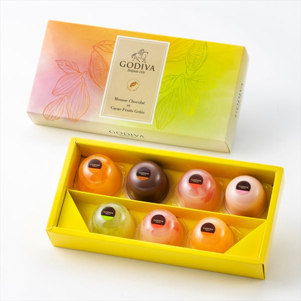 ‼️3/9晚上12點截單‼️日本直送 Godiva 頂級黑朱古考慕斯與可可果肉果凍盛夏大禮盒 7/10個入 限定手信 中秋節滿月限定