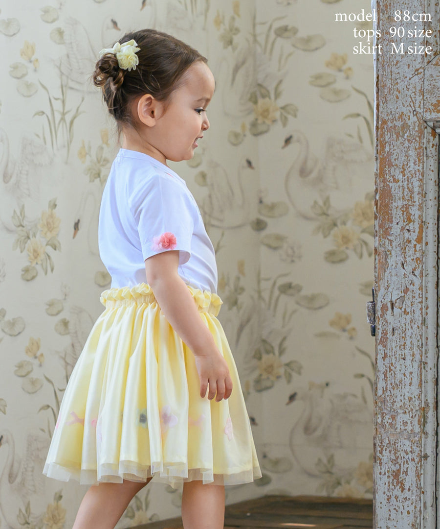 Japanese children's clothing panpantutu strawberry necklace top 80-150cm girls summer TOPS