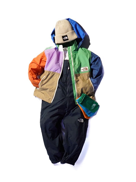 Japanese TNF Waterproof Series Special Color Windbreaker 100-120cm Boys/Girls Summer Outerwear