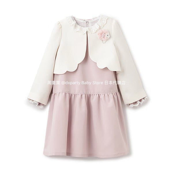 Japanese children's clothing pe#main dress two-piece suit 110-130cm girls summer dress outerwear interview / banquet / performance