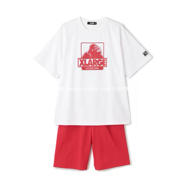 Japanese XLARGE KIDS Casual Two-Piece Suit 80-140cm Boys' Summer TOPS PANTS