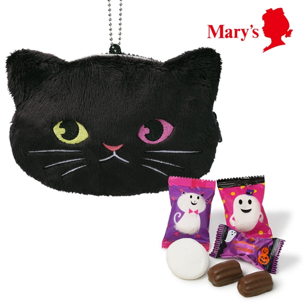 日本直送 Mary's Chocolate Halloween朱古力黑貓袋 6個 中秋節/萬聖節 限定手信