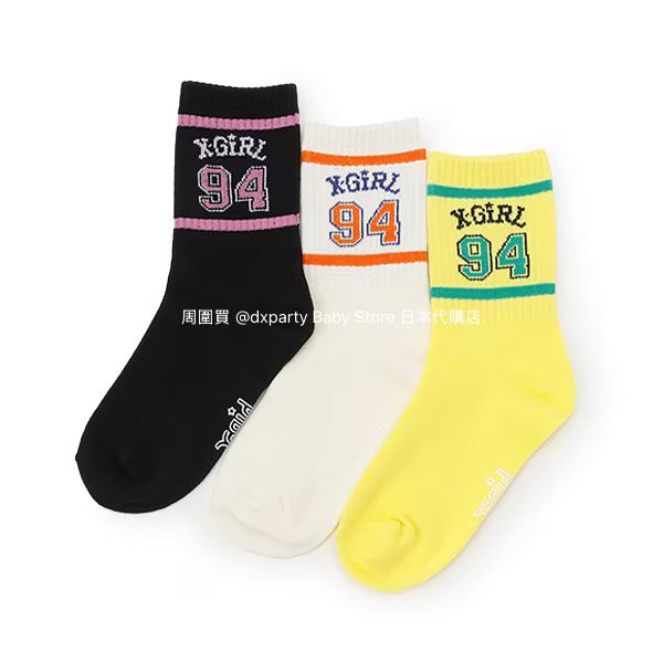 X-girl Stages socks (1 pair, 15-21cm) shipped directly from Japan