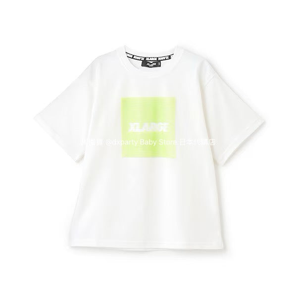 XLARGE KIDS Japanese children's clothing cool contact logo print short-sleeved top 90-140cm boys' summer TOPS