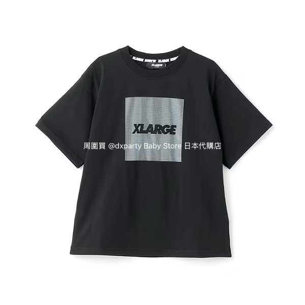 XLARGE KIDS Japanese children's clothing cool contact logo print short-sleeved top 90-140cm boys' summer TOPS