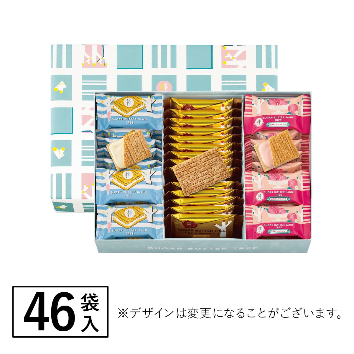日本直送 SUGAR BUTTER TREE 焦糖餅乾+原味+白桃奶油夾心酥餅 33/46/57個入 中秋節/萬聖節 限定手信