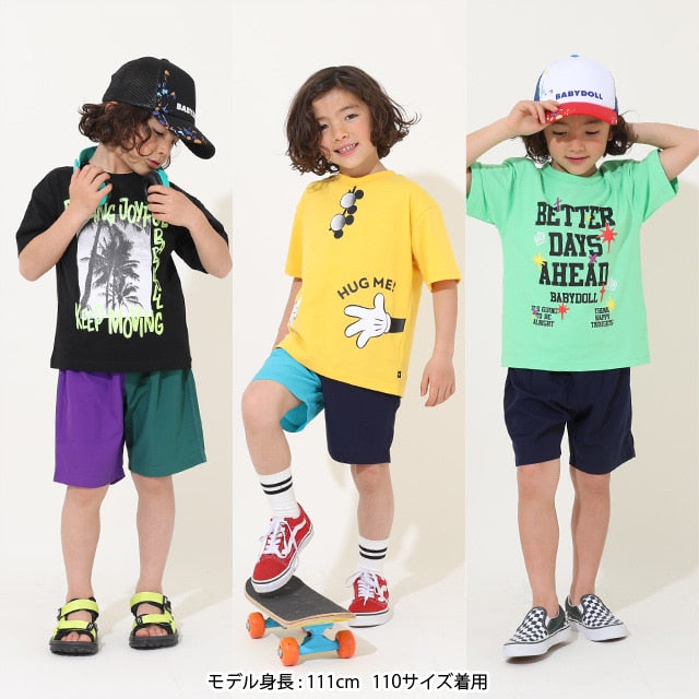 Japanese children's clothing BDL quick-drying series casual shorts 90-150cm boys'/girls' summer PANTS BDL all-match style