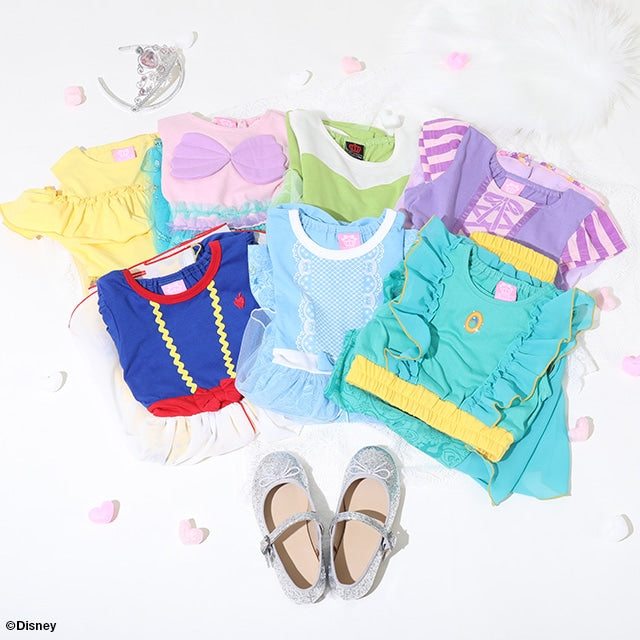 Japanese BDL x Disney Princess Dress 90-130cm Girls Summer Dresses