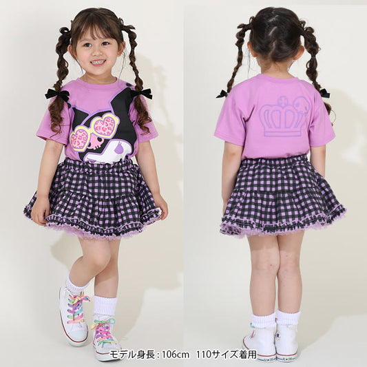 Japanese children's clothing BDL printed fluffy skirt 80-140cm girls summer SKIRTS