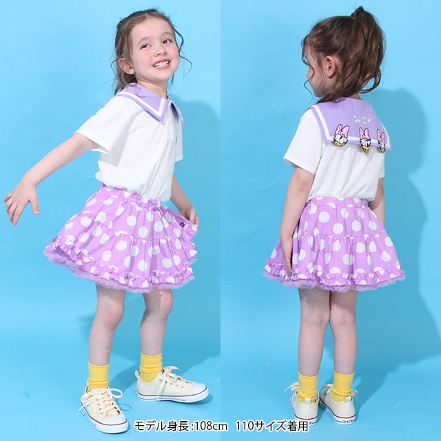 Japanese children's clothing BDL printed fluffy skirt 80-140cm girls summer SKIRTS