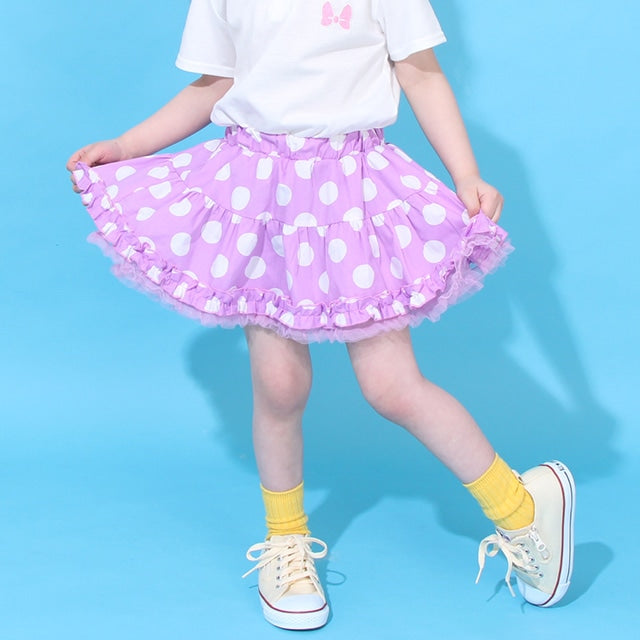 Japanese children's clothing BDL printed fluffy skirt 80-140cm girls summer SKIRTS