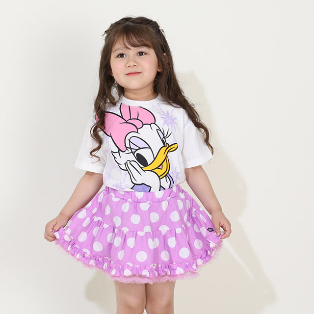 Japanese children's clothing BDL printed fluffy skirt 80-140cm girls summer SKIRTS