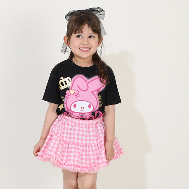 Japanese children's clothing BDL printed fluffy skirt 80-140cm girls summer SKIRTS