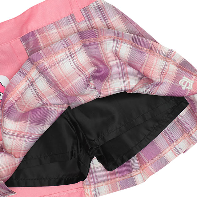 Japanese BDL x Sanrio Checkered Pleated Skirt 80-140cm Girls Summer SKIRTS