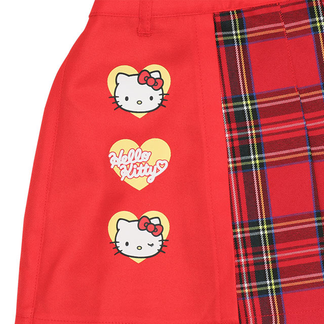 Japanese BDL x Sanrio Checkered Pleated Skirt 80-140cm Girls Summer SKIRTS