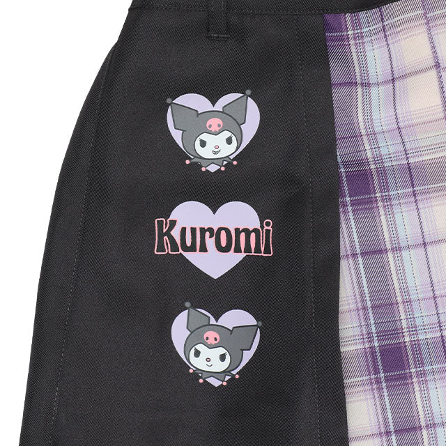 Japanese BDL x Sanrio Checkered Pleated Skirt 80-140cm Girls Summer SKIRTS