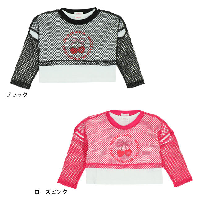 Japanese children's clothing BDL mesh top two-piece suit 90-140cm girls summer TOPS