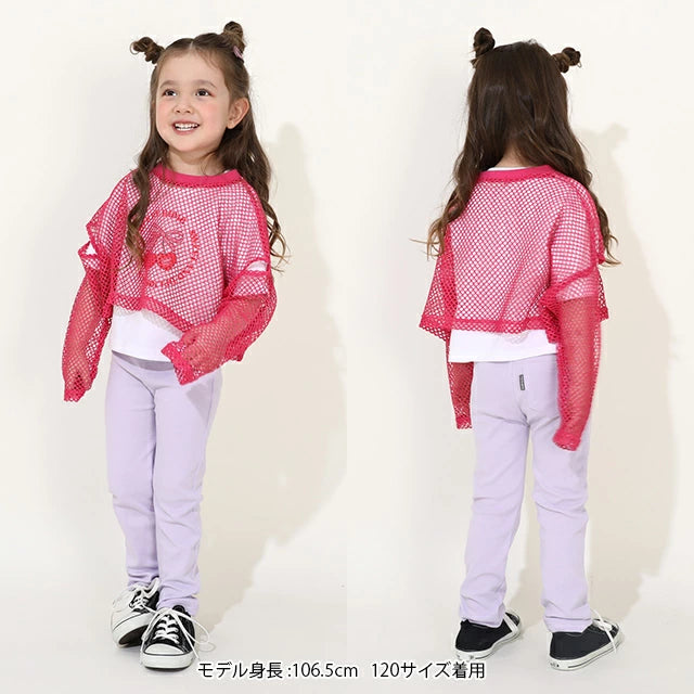 Japanese children's clothing BDL mesh top two-piece suit 90-140cm girls summer TOPS