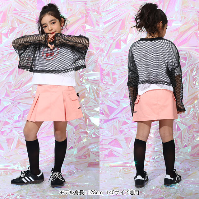 Japanese children's clothing BDL mesh top two-piece suit 90-140cm girls summer TOPS